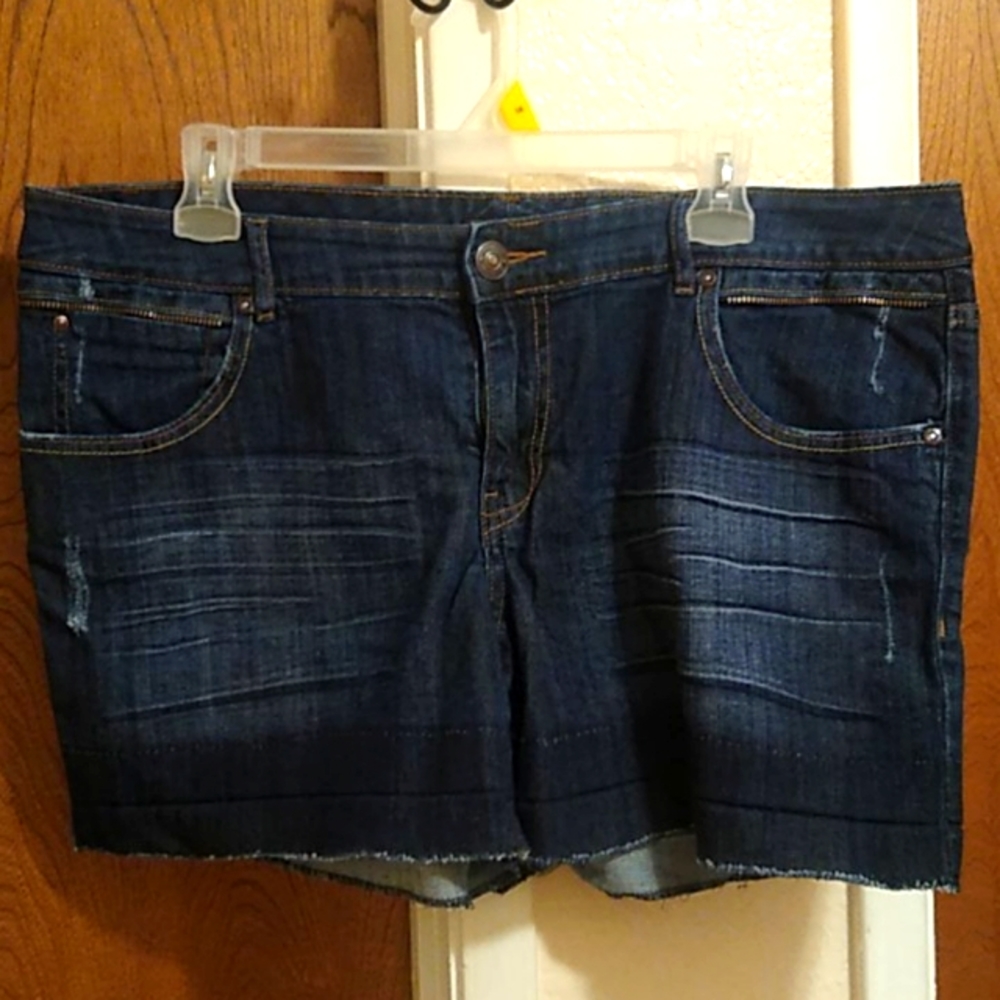 Distressed Ana Jean Shorts Size 16P
